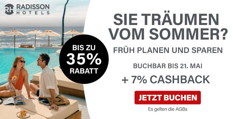 35% Frühbucher-Rabatt